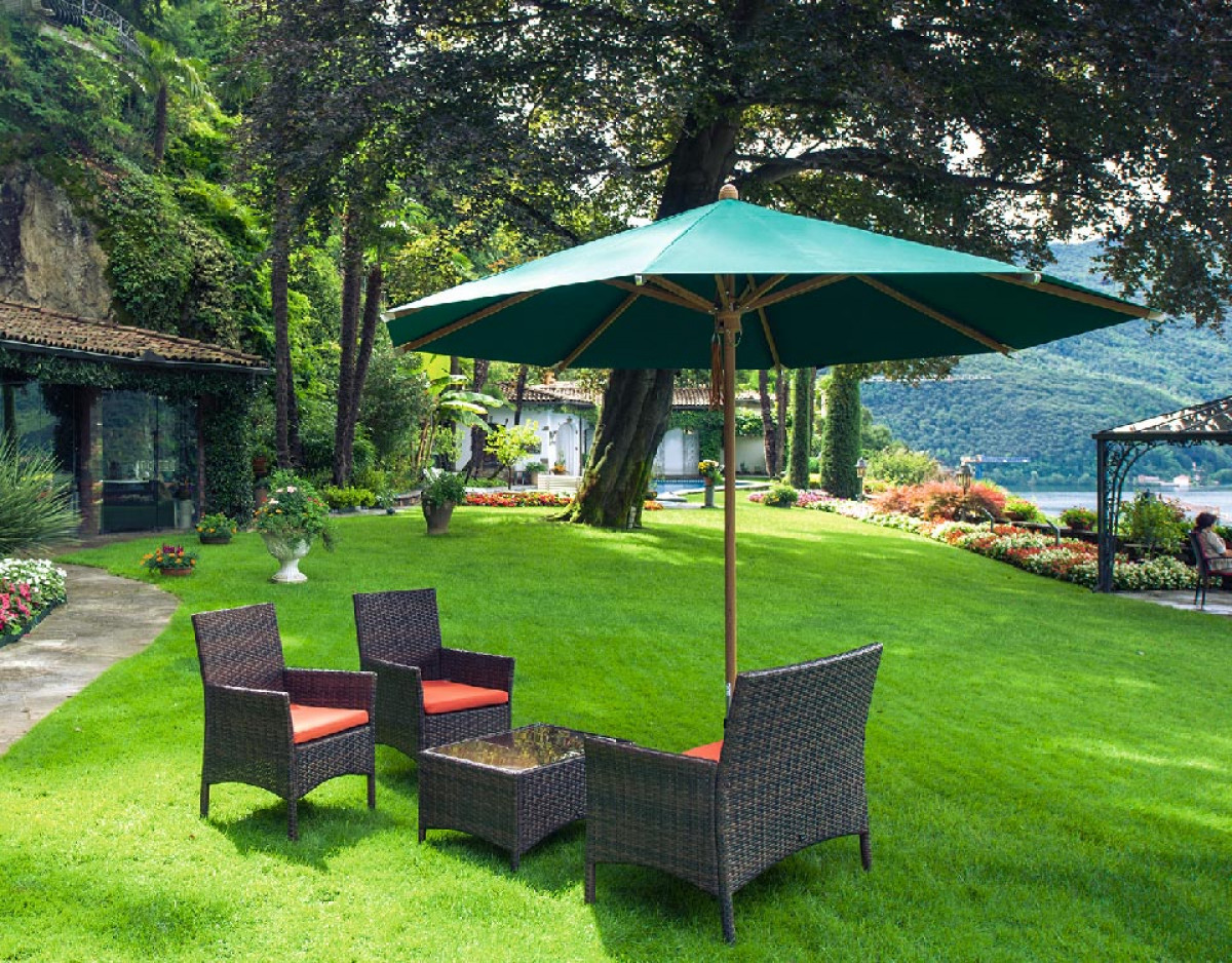 Glatz Teakwood - der hochwertige Gartenschirm | LAMBERT